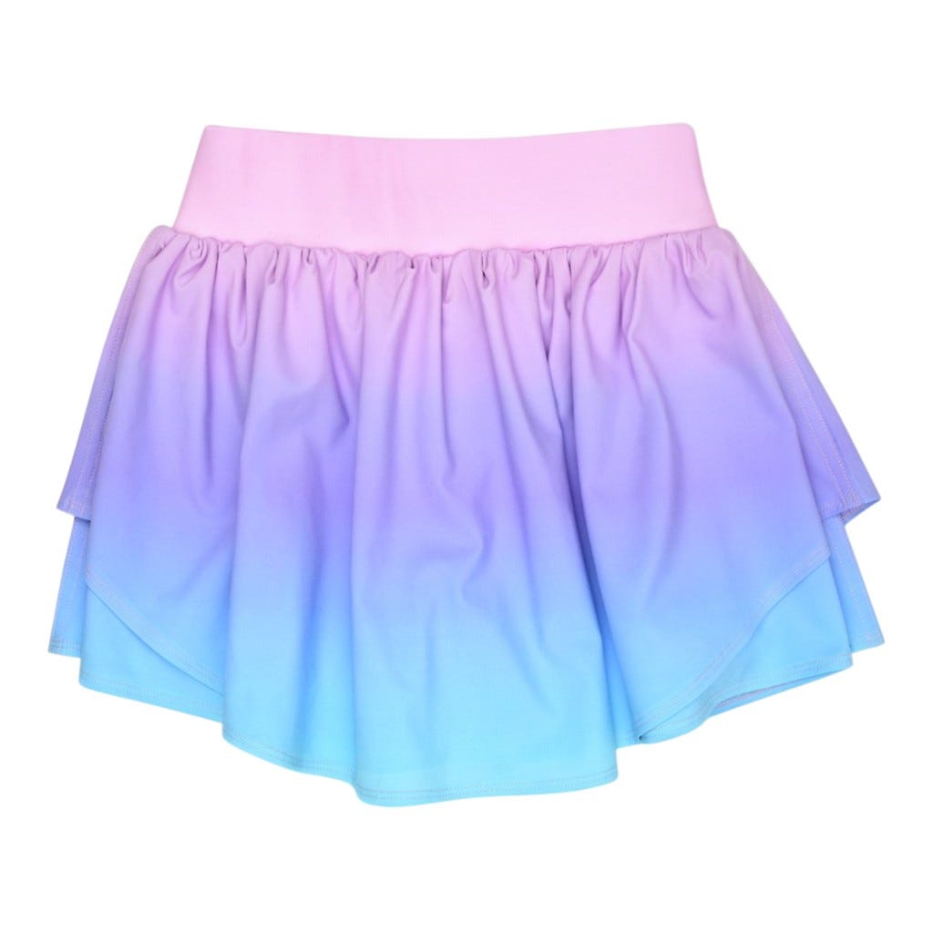 Falda-short Lila Talla 10-12A