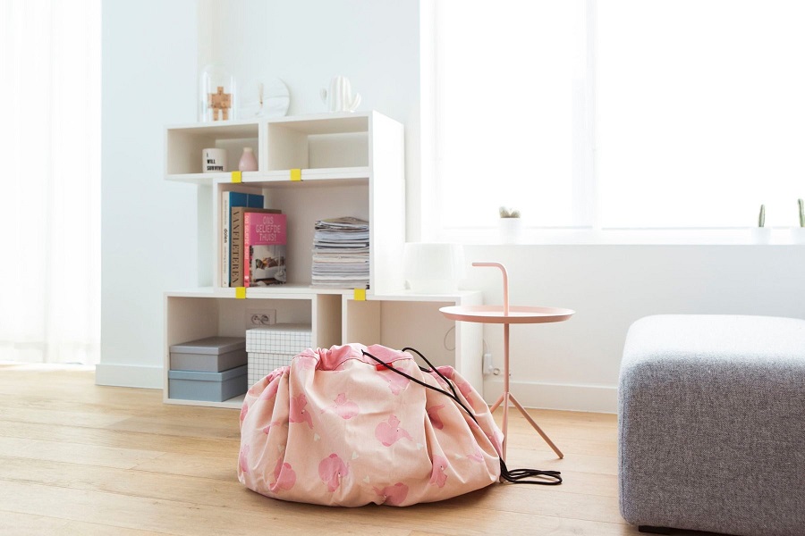 Alfombra De Bolsa Para Juguetes Pink Elephant Play & Go