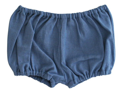Alimrose Linen Bloomer 6 - 12m Chambray