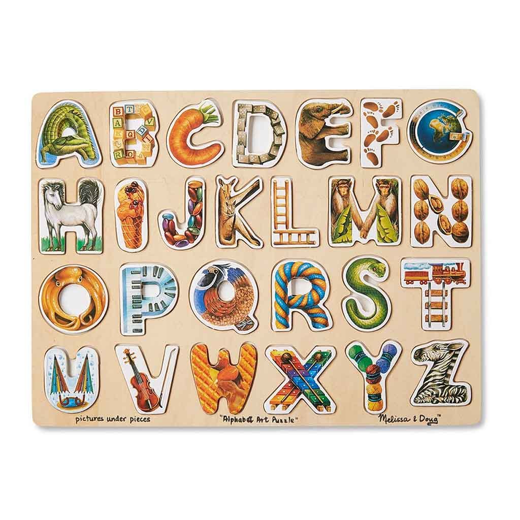 Rompecabezas De Arte Del Alfabeto Melissa & Doug