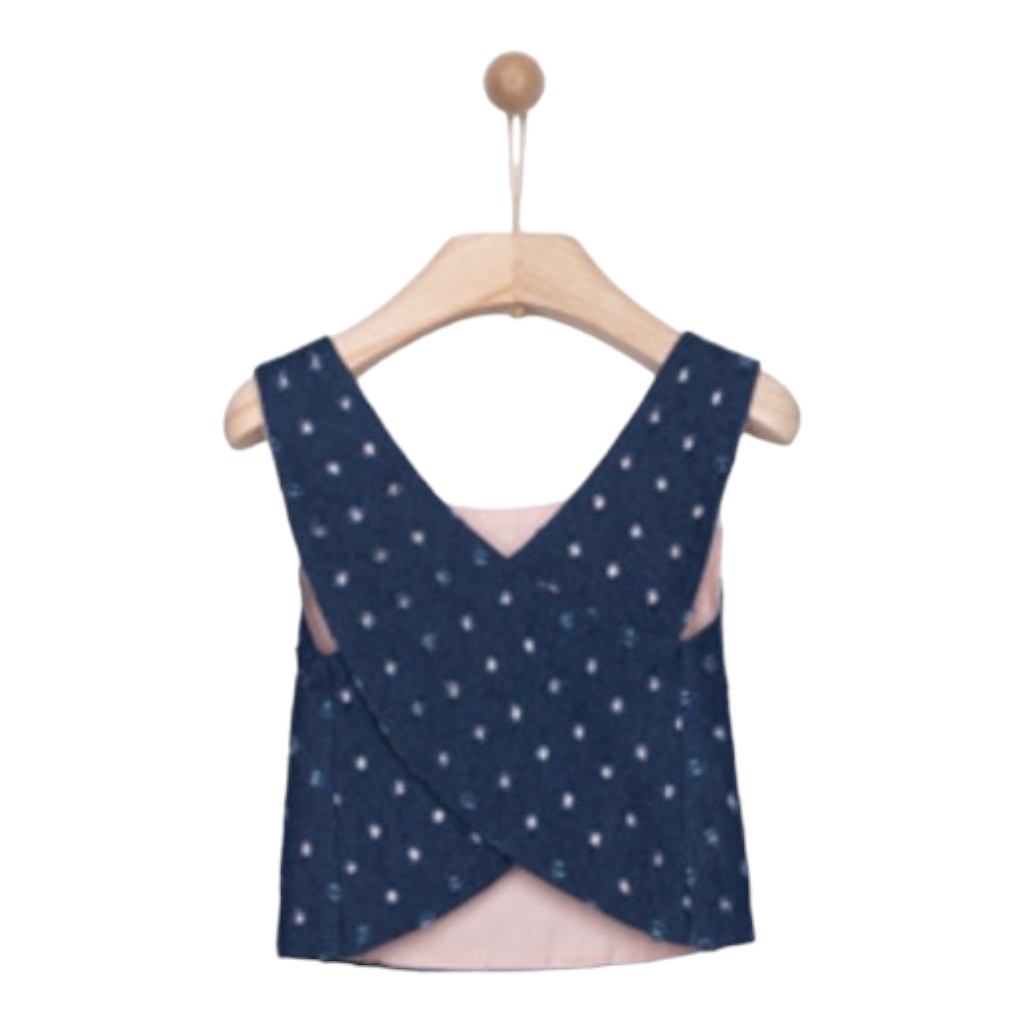 Camisa Bebe Niña S/M Denim 12-18M