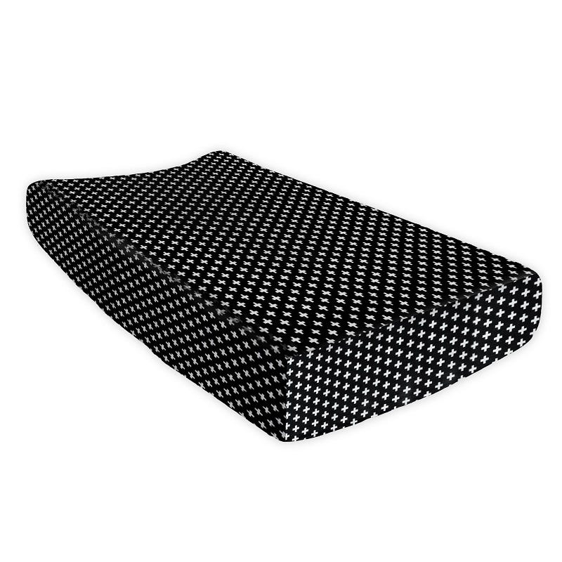 Funda Para Cambiador Black Cross Olli + Lime