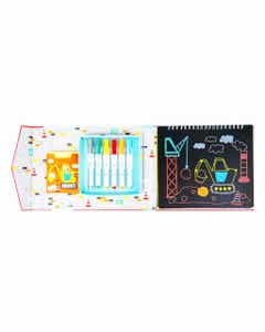 Cuaderno Pizarra Para Dibujar Chalk Board Sketchbook Construction Floss & Rock