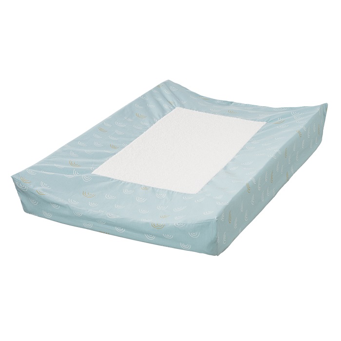 FRESK CHANGING PAD COVER Rainbow ether blue