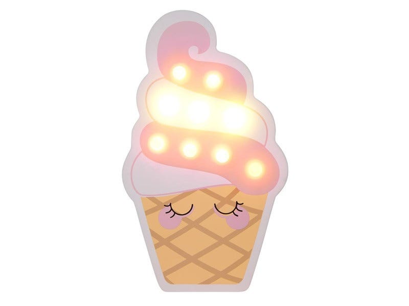 Lamparita Kids Marquee Light Soft Serve Sunnylife