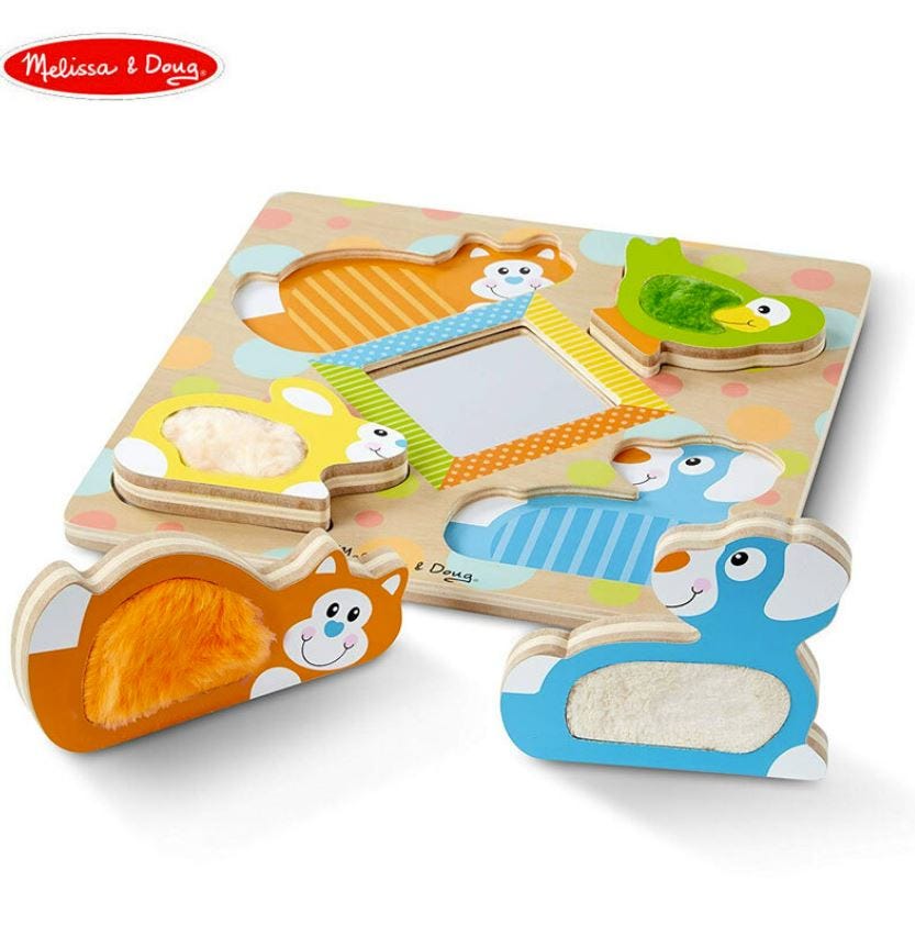 Melissa & Doug Touch & Feel Puzzle Pets