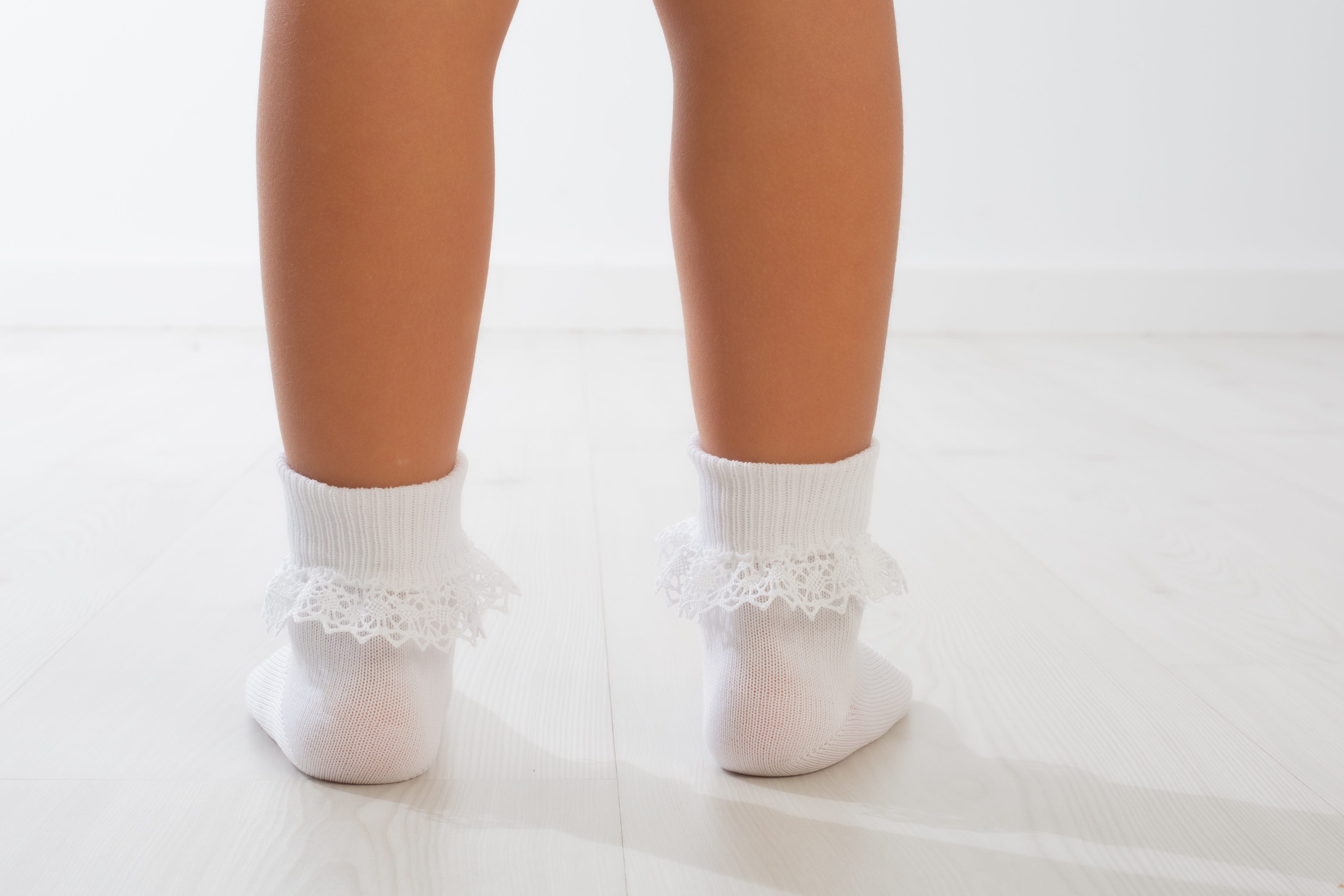 Calcetines De Encaje Para Niña Bebé Talla 0