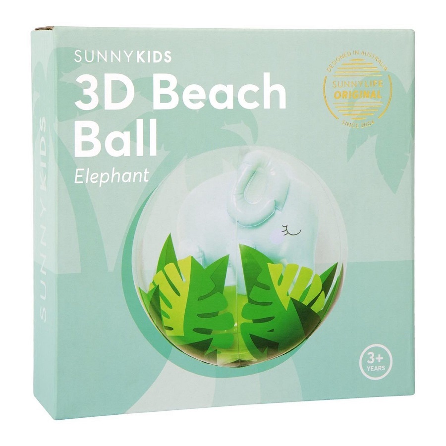 Pelota De Playa Inflable 3D Elephant Sunnylife