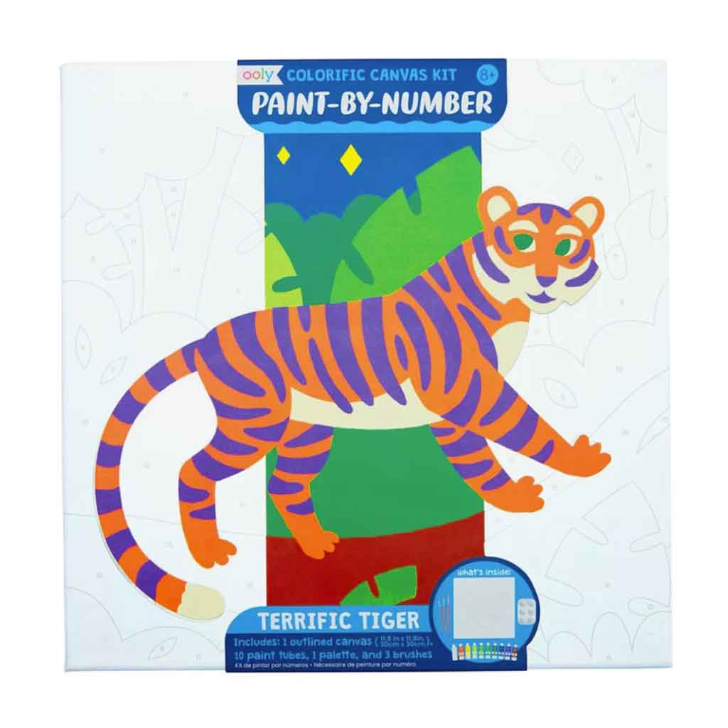 Kit De Pintura Colorific De Tigre Fantástico Por Número Ooly