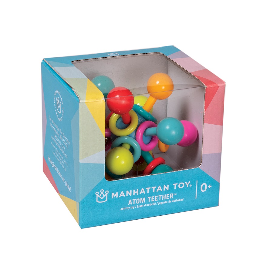 Juguete Mordedor Atom Teether Boxed Manhattan Toy