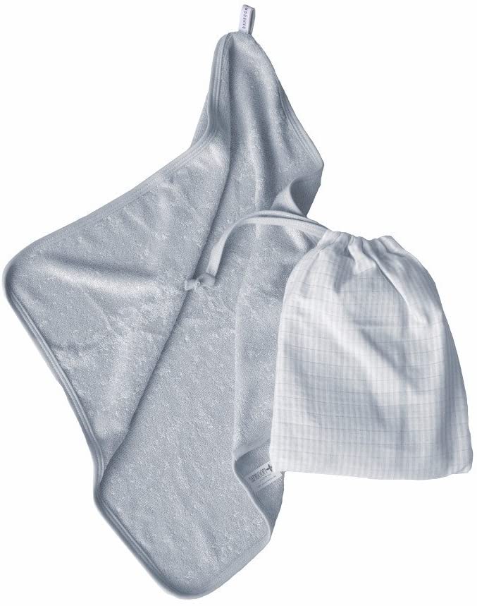 Toalla De Bebé 47X47Cm Grey/Blue Bamboom