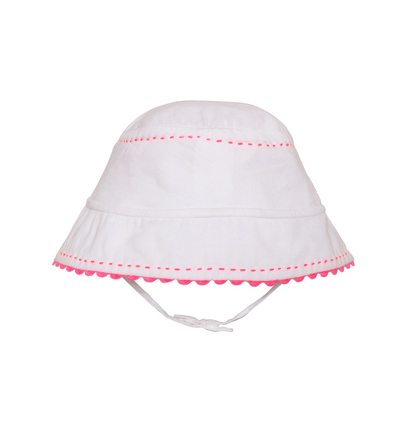Sombrero Blanco Para Niñas De 12 A 24 Meses Sunuva