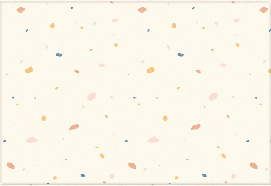 Parklon La Pure Soft Play Mat - Jelly Terrazzo + Sage Beige 