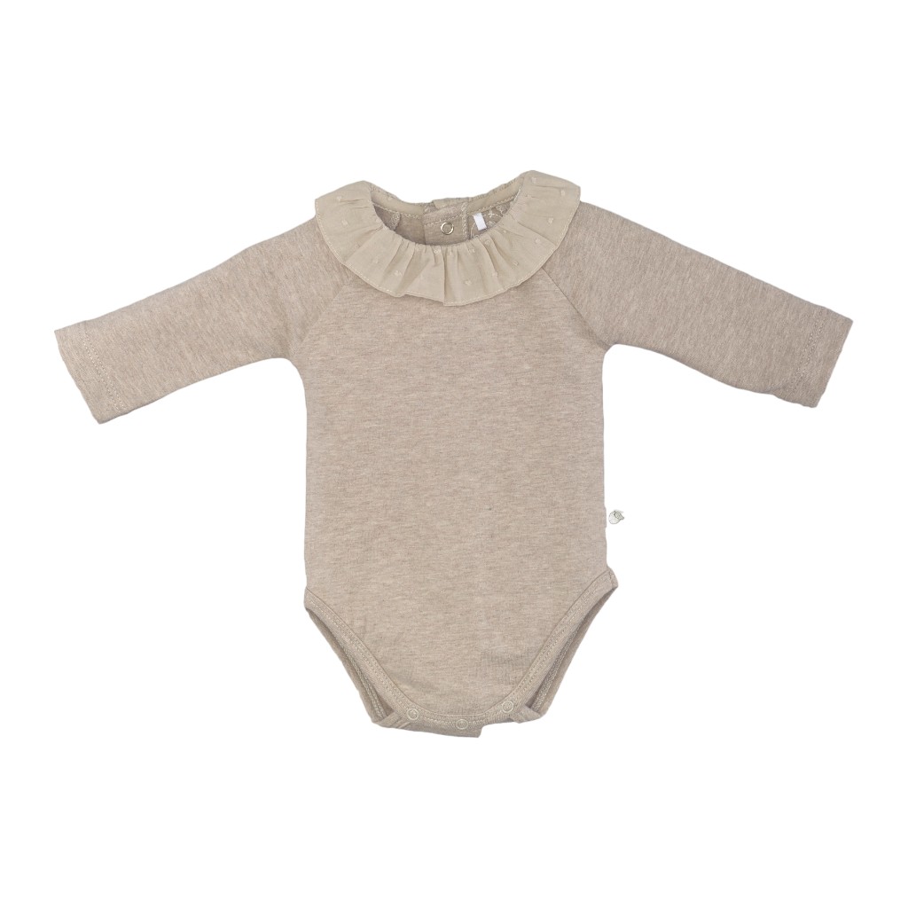 Body Natural Para Bebé De 0 Meses Laranjinha