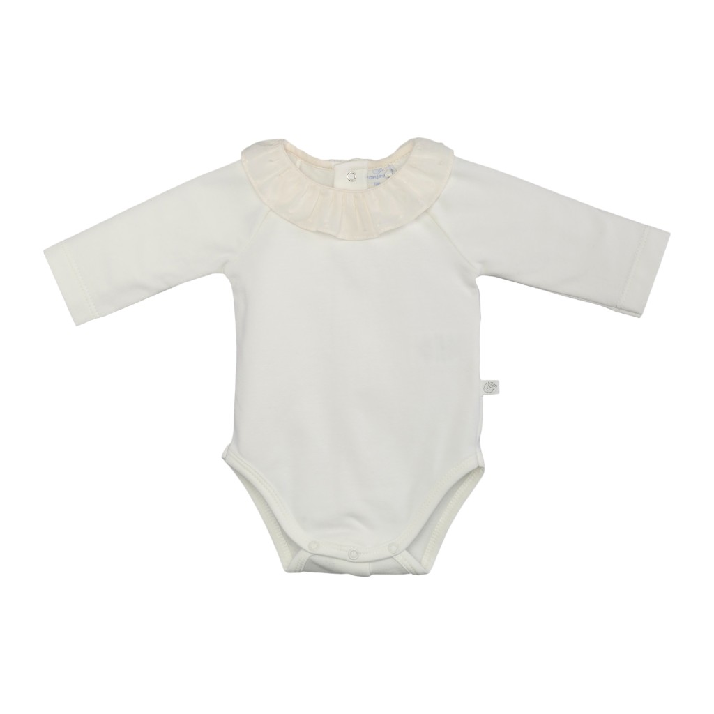 Body Blanco Para Bebé De 0 Meses Laranjinha