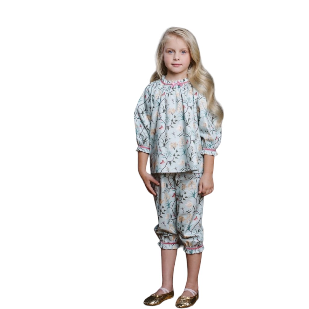 Conjunto Pijama niña Verde 4-6