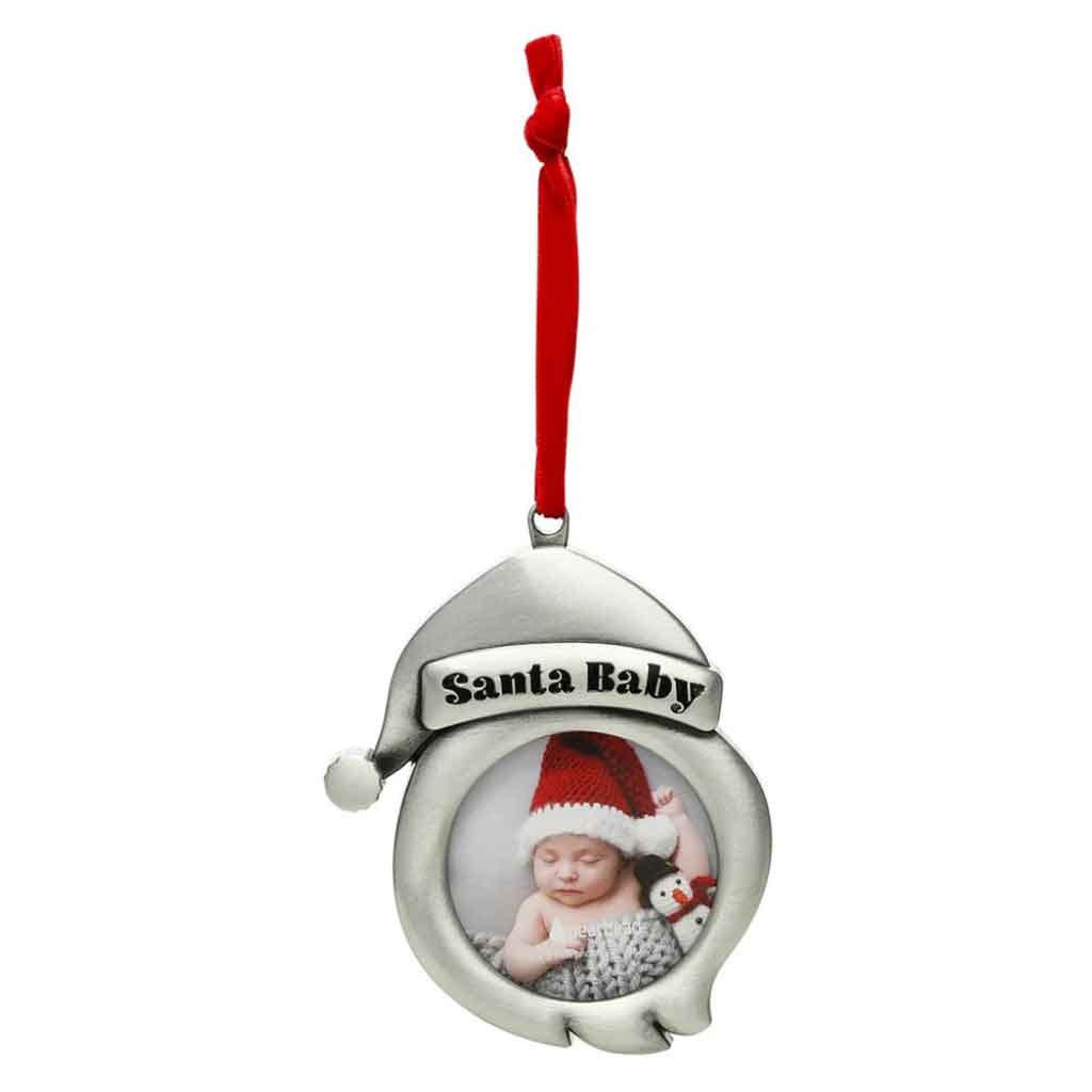 Adorno Navideño Santa Baby Photo Ornament Pearhead