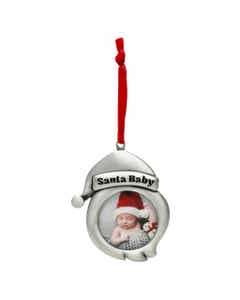 Adorno Navideño Santa Baby Photo Ornament Pearhead