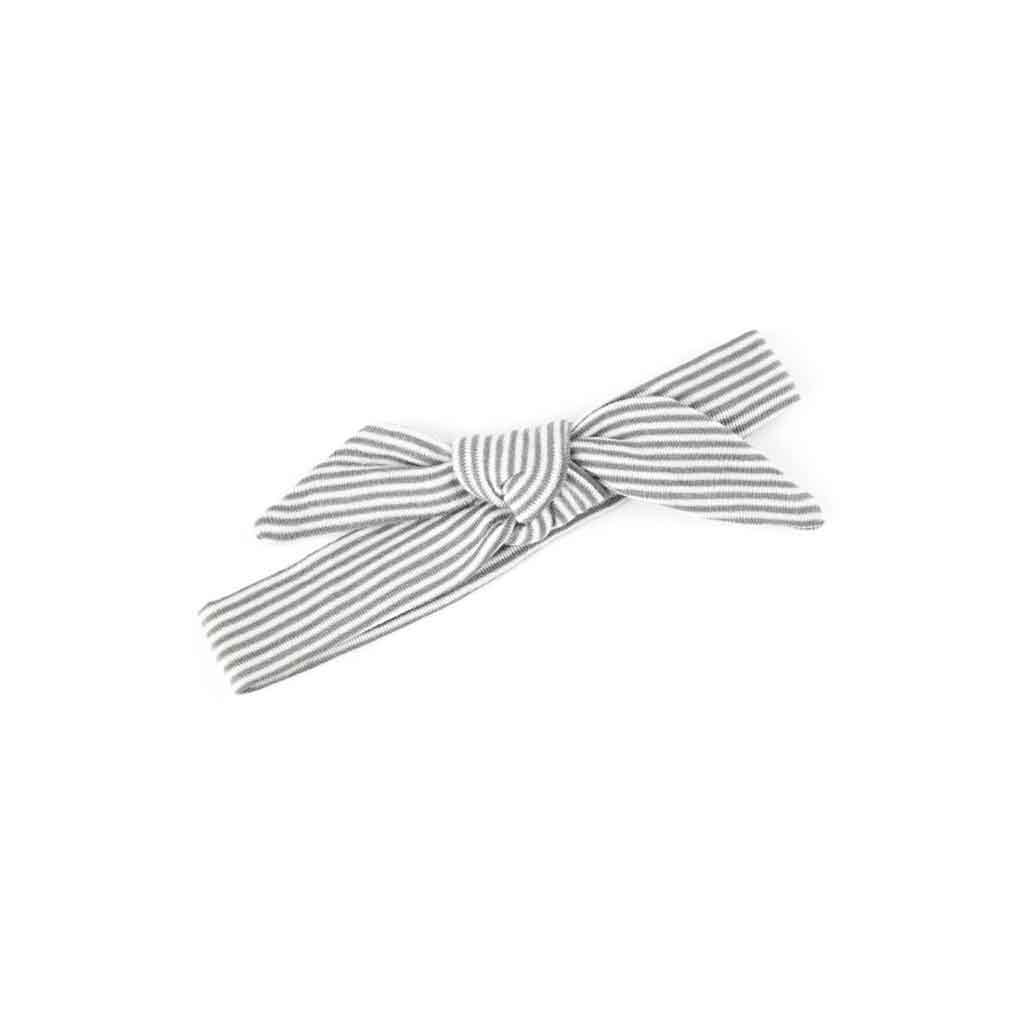 BAMBOOM HAIR BAND STRIPE OLIVE - WHITE