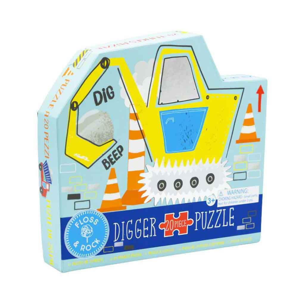 Rompecabezas 20Pcs Construction Digger Floss & Rock