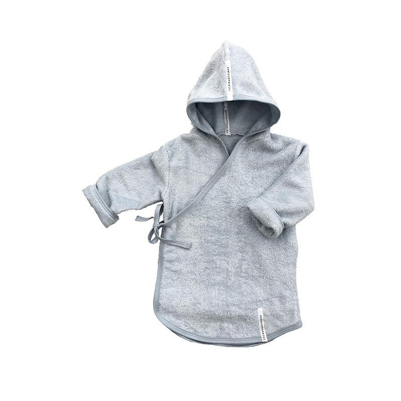 Bata De Baño 2-4 Años Grey/Blue Bamboom