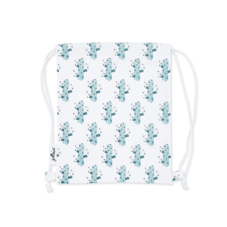 Mochila 30X35Cm Canvas Cactus Jollein