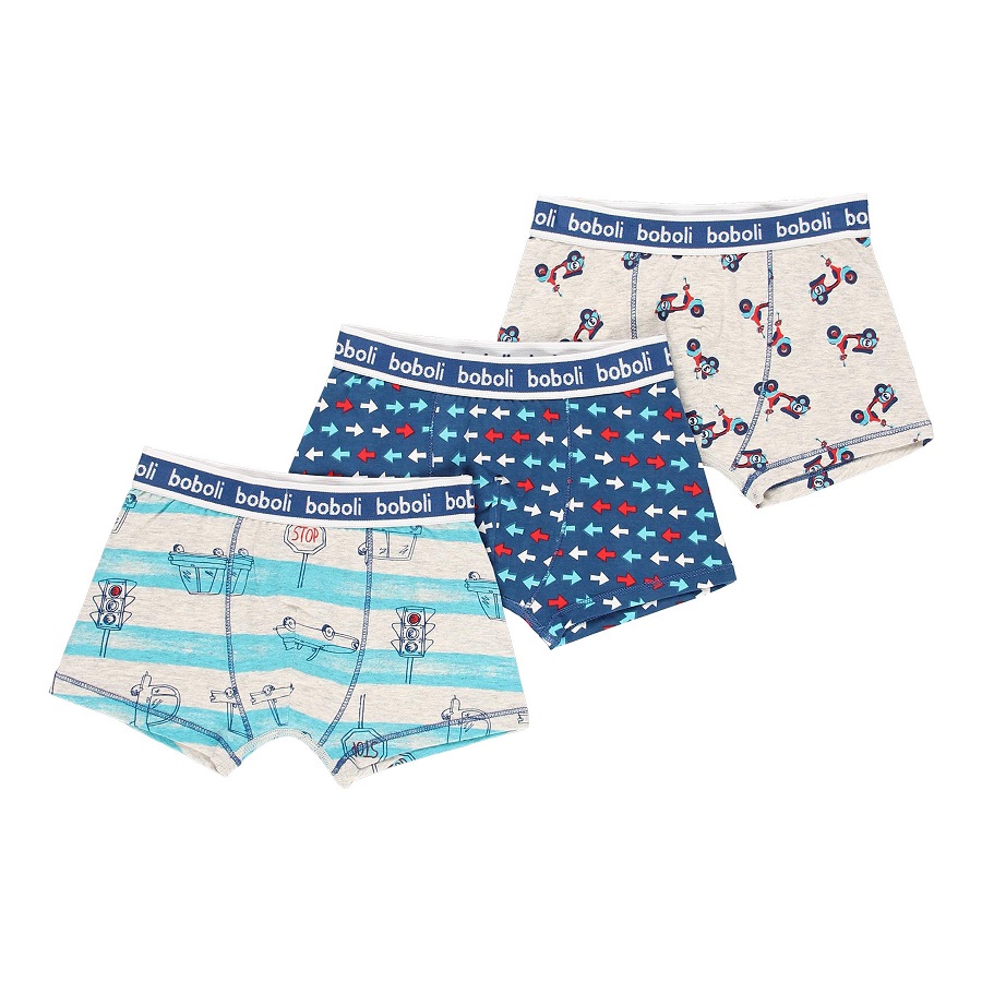 BOBOLI BOXERS PACK OF 3 SIZE 10Y