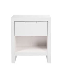 Mesita De Noche Blanco Quadro