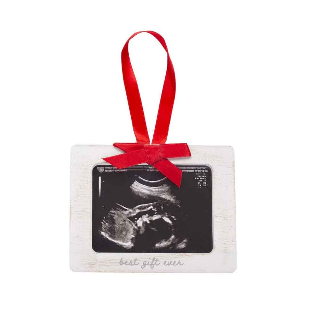 Adorno Navideño Best Gift Ever Sonogram Ornament Pearhead