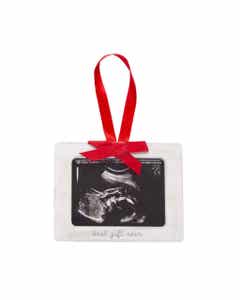 Adorno Navideño Best Gift Ever Sonogram Ornament Pearhead