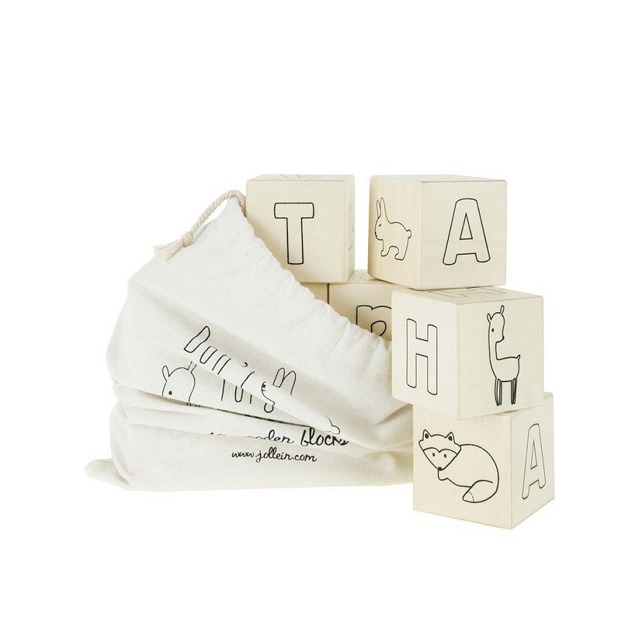 Bloques De Juguete Wood Forest Friends Jollein