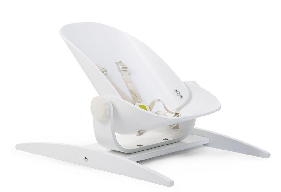 Mecedora De Madera Blanco Childhome
