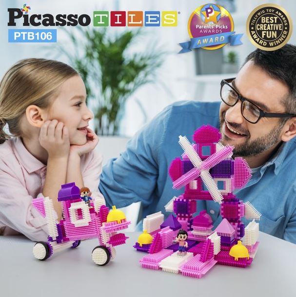 Bloques De Construcción Bristle Block Set Picasso Tiles