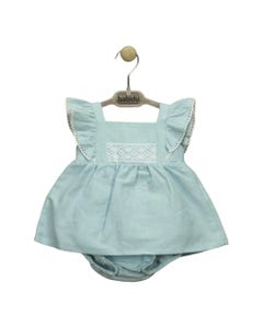 Babidu Bbniña Vestido I Romper Azul 12M