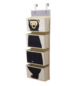 3 sprouts HANGING WALL ORGANIZER BEAR