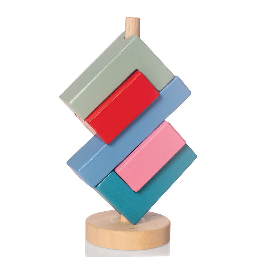 Juguete De Madera Bam Stack A Lack A Manhattan Toy