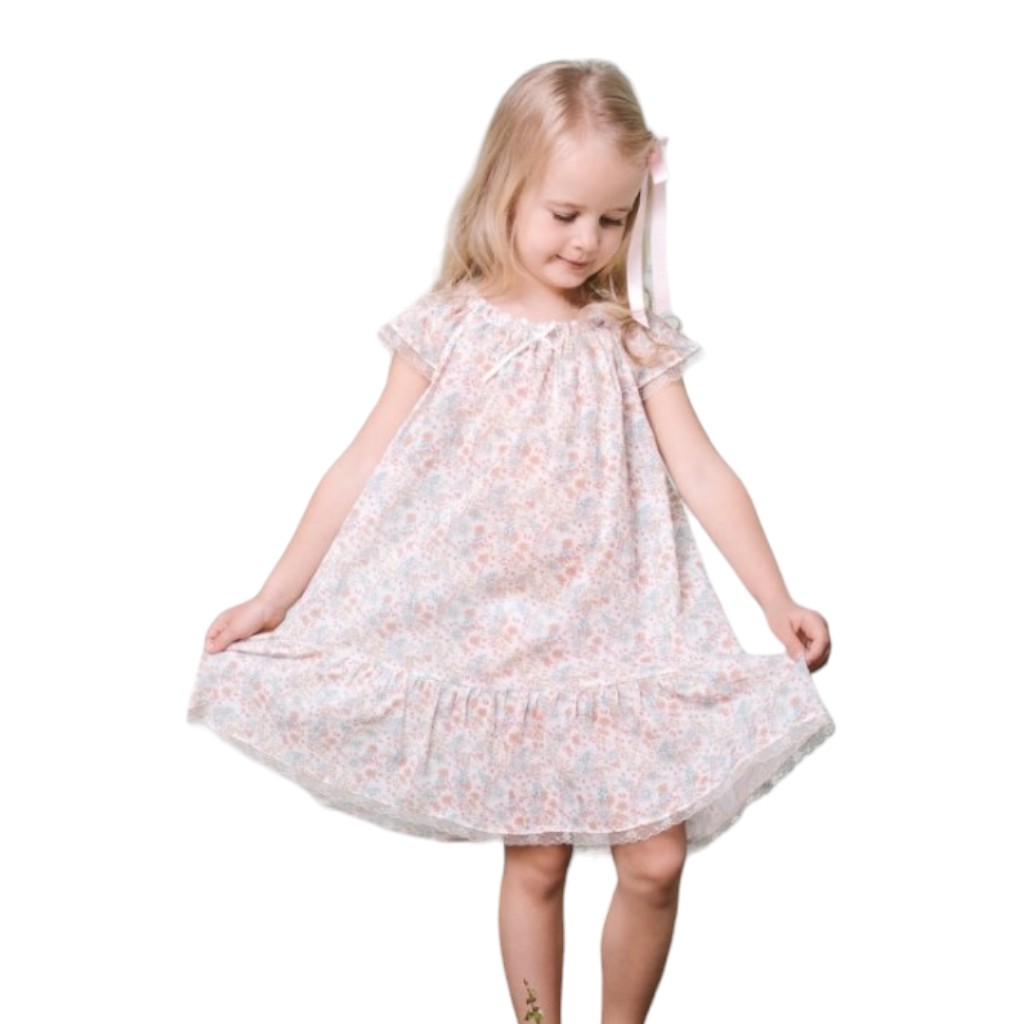 Niña Pijama Floral 8-10A