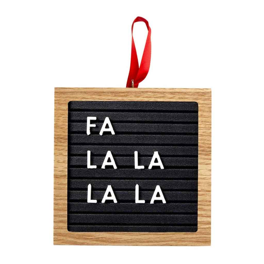 Adorno Navideño Letterboard Ornament Set Pearhead
