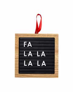 Adorno Navideño Letterboard Ornament Set Pearhead