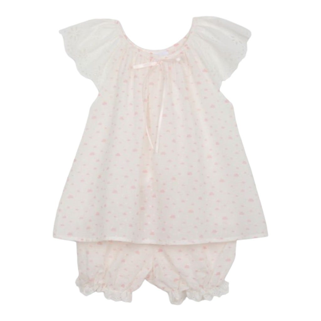 Pijama Niña Blanco 6-8A