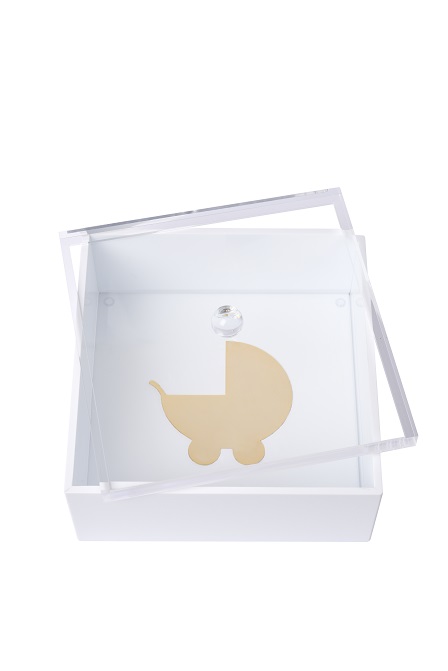 Caja Para Recuerdos 9X9Cm Baby Bliss