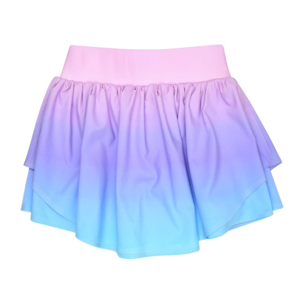 Falda-short Lila Talla 6-8A