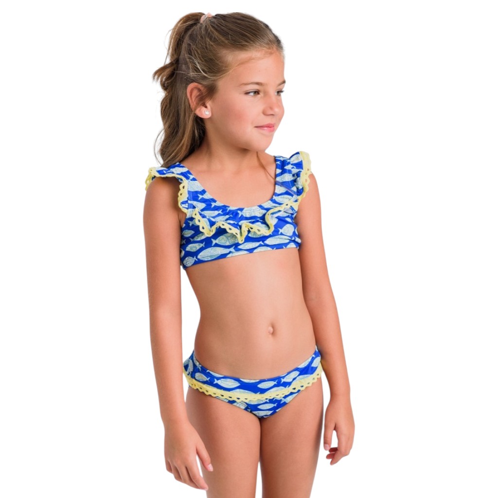 Bikini . Nina. Azul. 4A