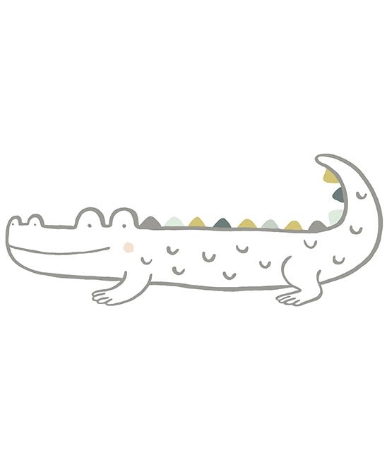 Stickers De Pared Con Estilo De Cocodrilo Lilipinso