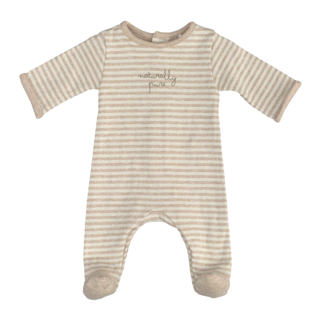 Enterizo Beige Para Bebé De 6 Meses Laranjinha