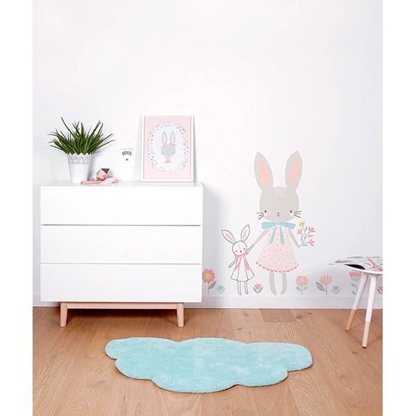 Stickers De Pared Con Estilo De Conejo Lilipinso