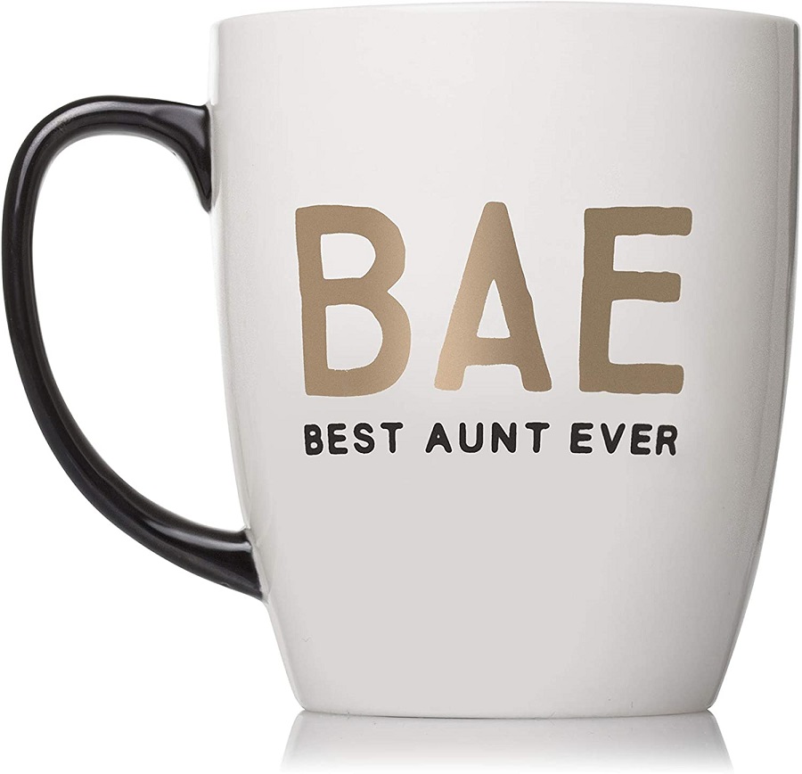 PEARHEAD BAE BEST AUNT EVER MUG