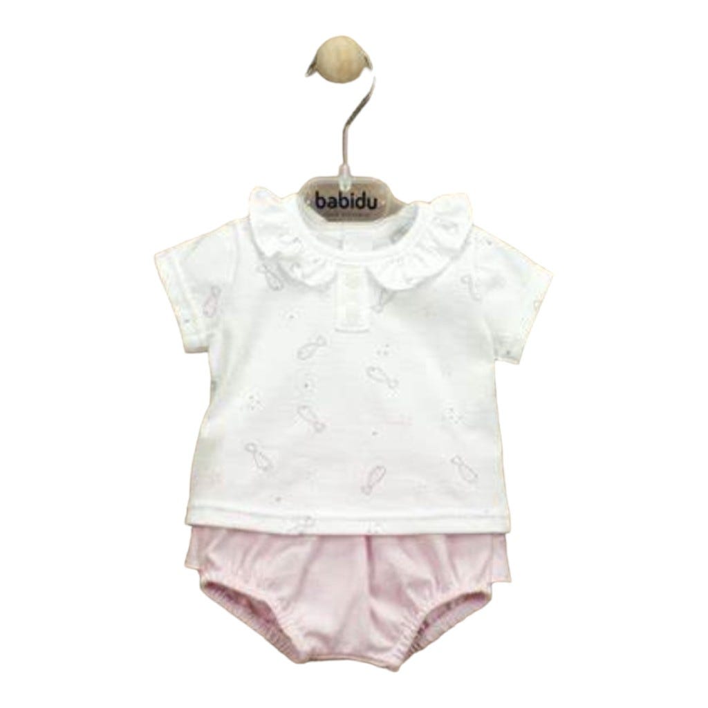 Babidu Bbniña Conjunto Rosa 6M