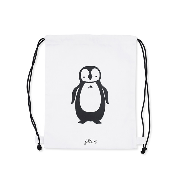 Mochila 30X35Cm Canvas Penguin Jollein