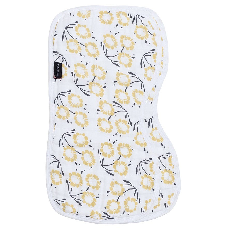 BEBE AU LAIT SORRENTO MUSLIN BURP CLOTHS 2-PACK